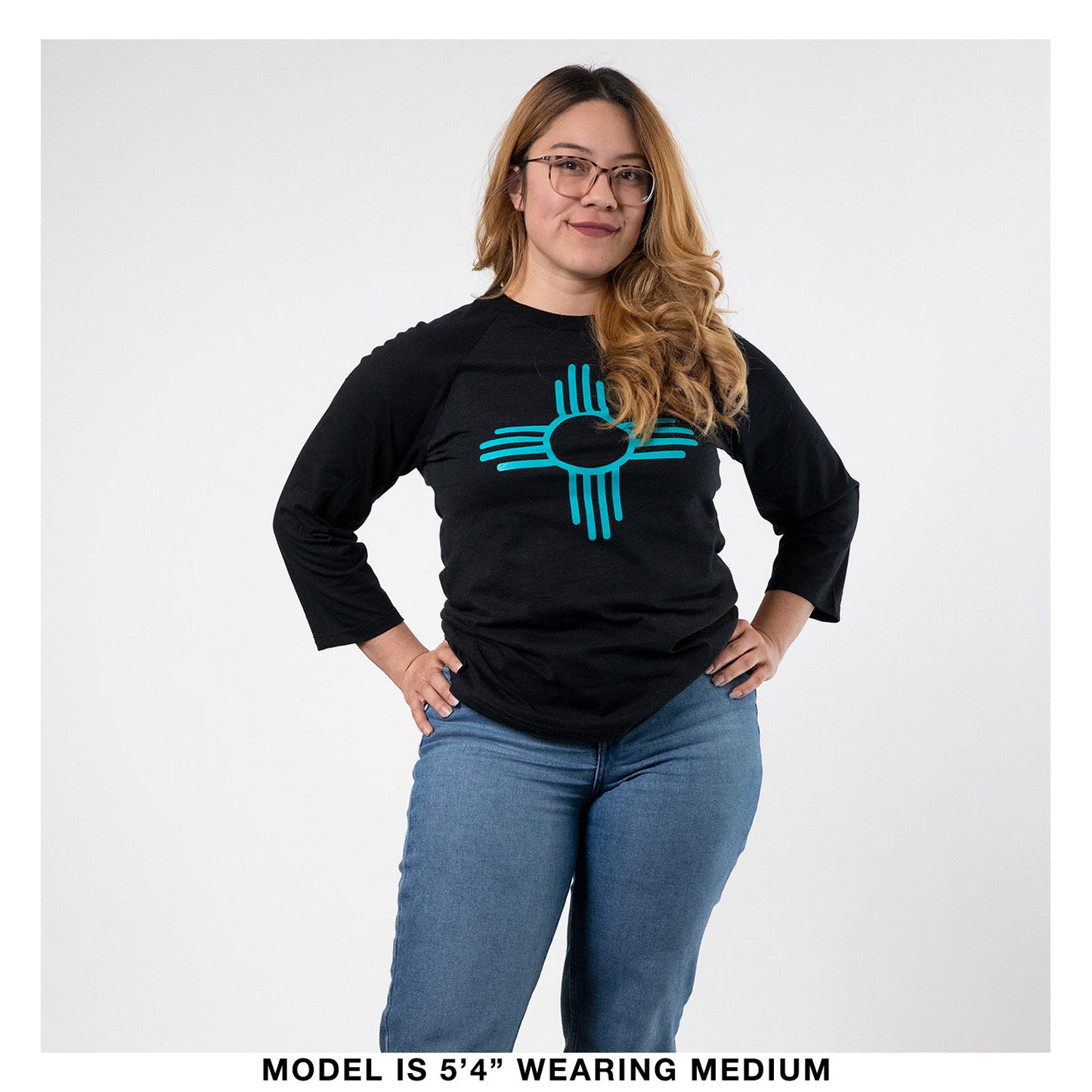 Zia Sun Symbol Baseball Tee