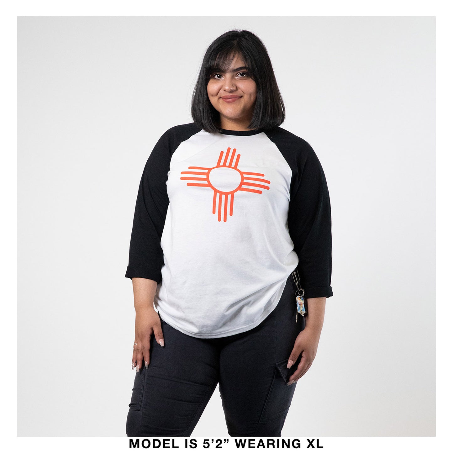 Zia Sun Symbol Baseball Tee