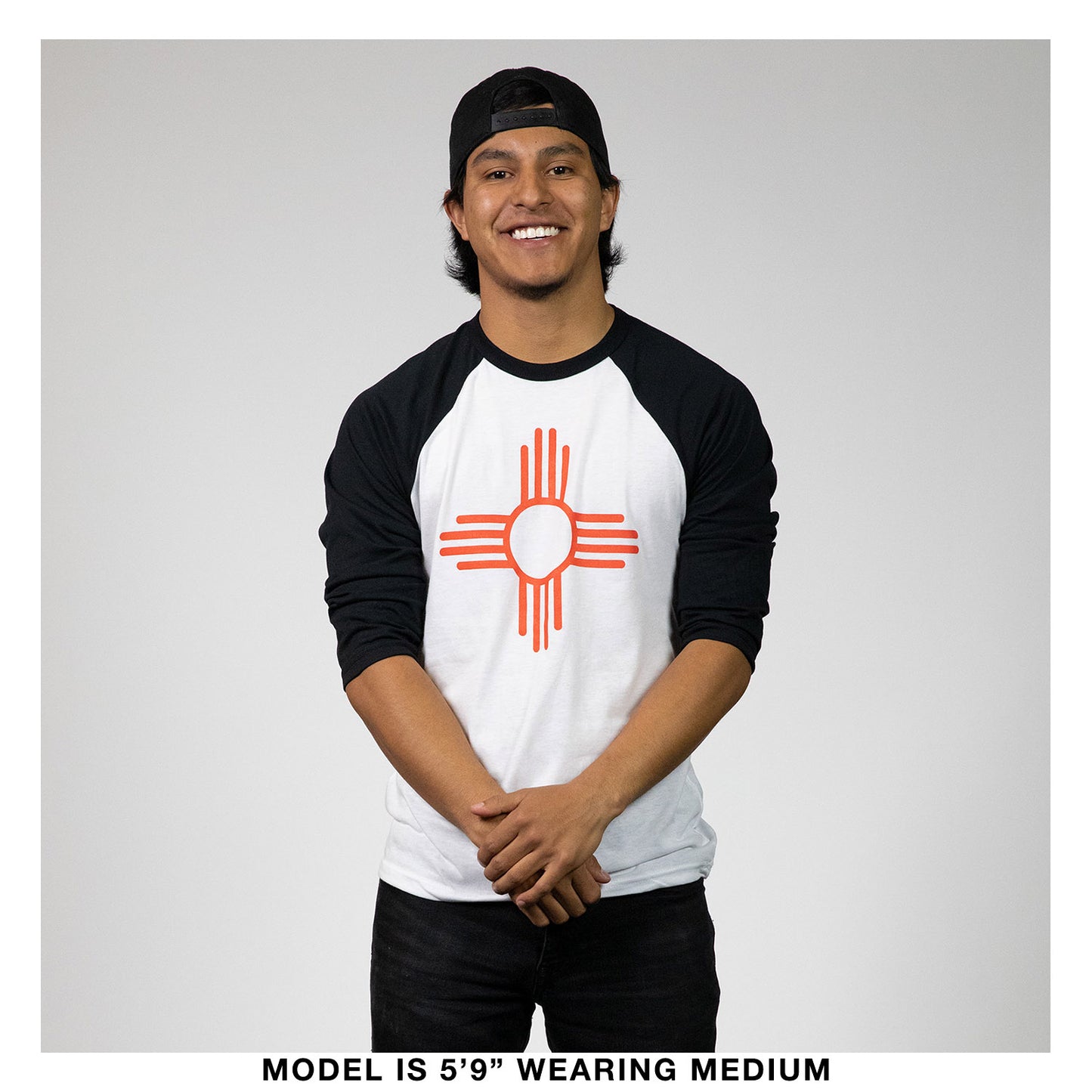 Zia Sun Symbol Baseball Tee