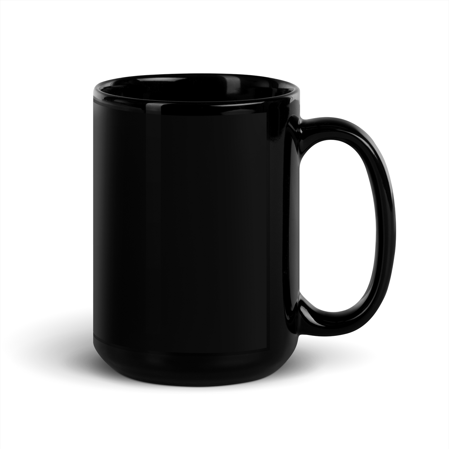 Zia Black Glossy Mug - Teal