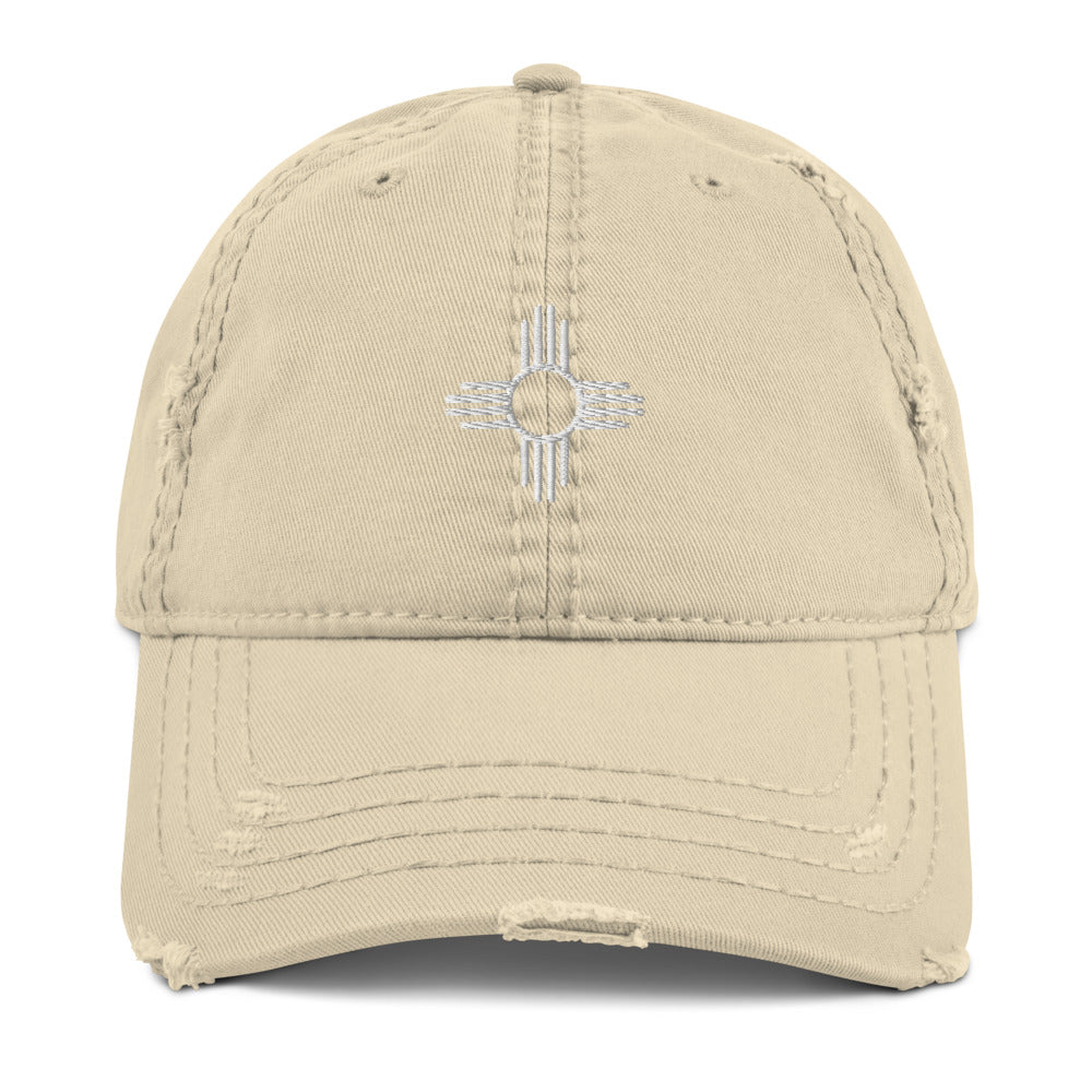 Zia Distressed Dad Hat