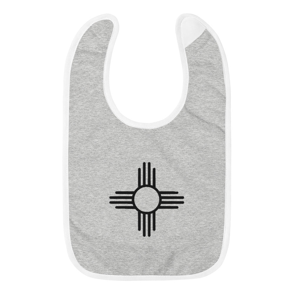 Zia Embroidered Baby Bib