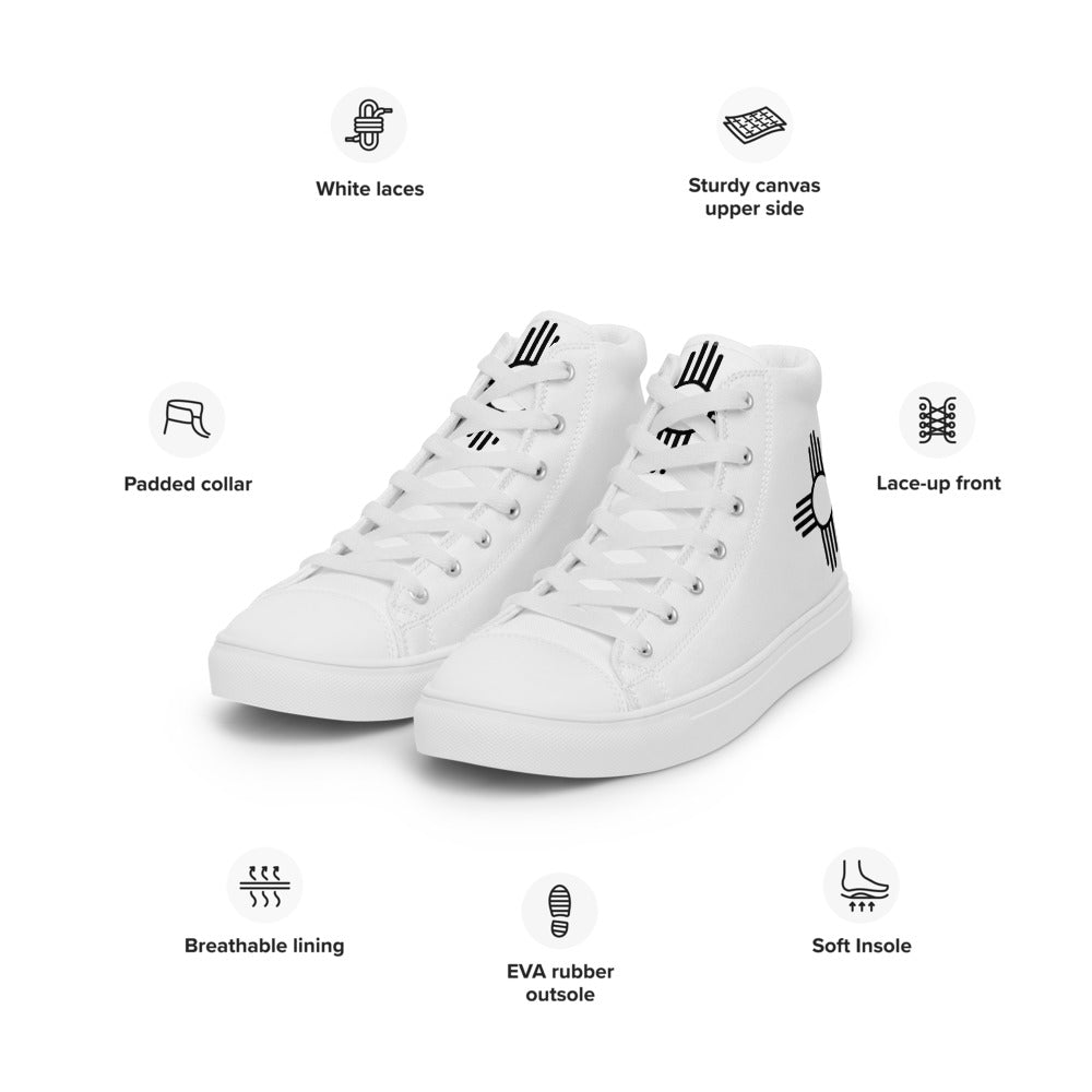 Zia Men’s High Top Canvas Shoes
