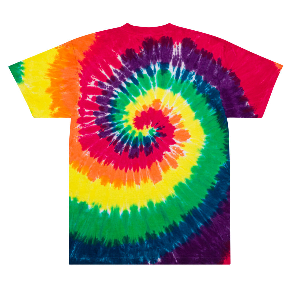 Zia Oversized Embroidered Tie-Dye T-shirt
