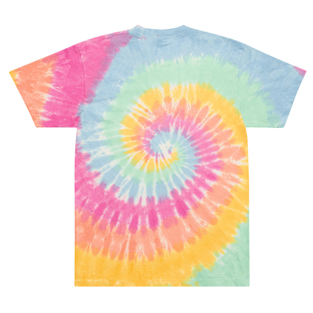 Zia Oversized Embroidered Tie-Dye T-shirt
