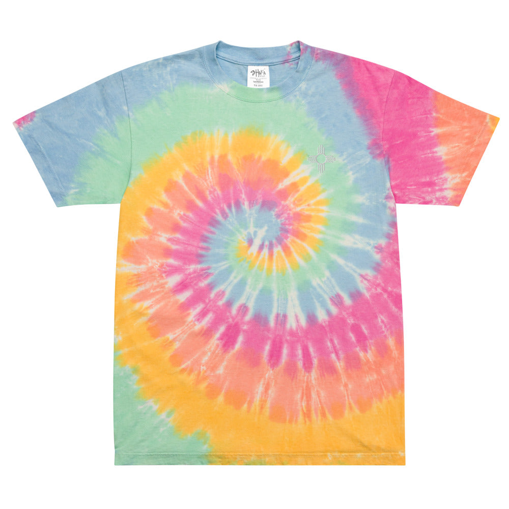 Zia Oversized Embroidered Tie-Dye T-shirt