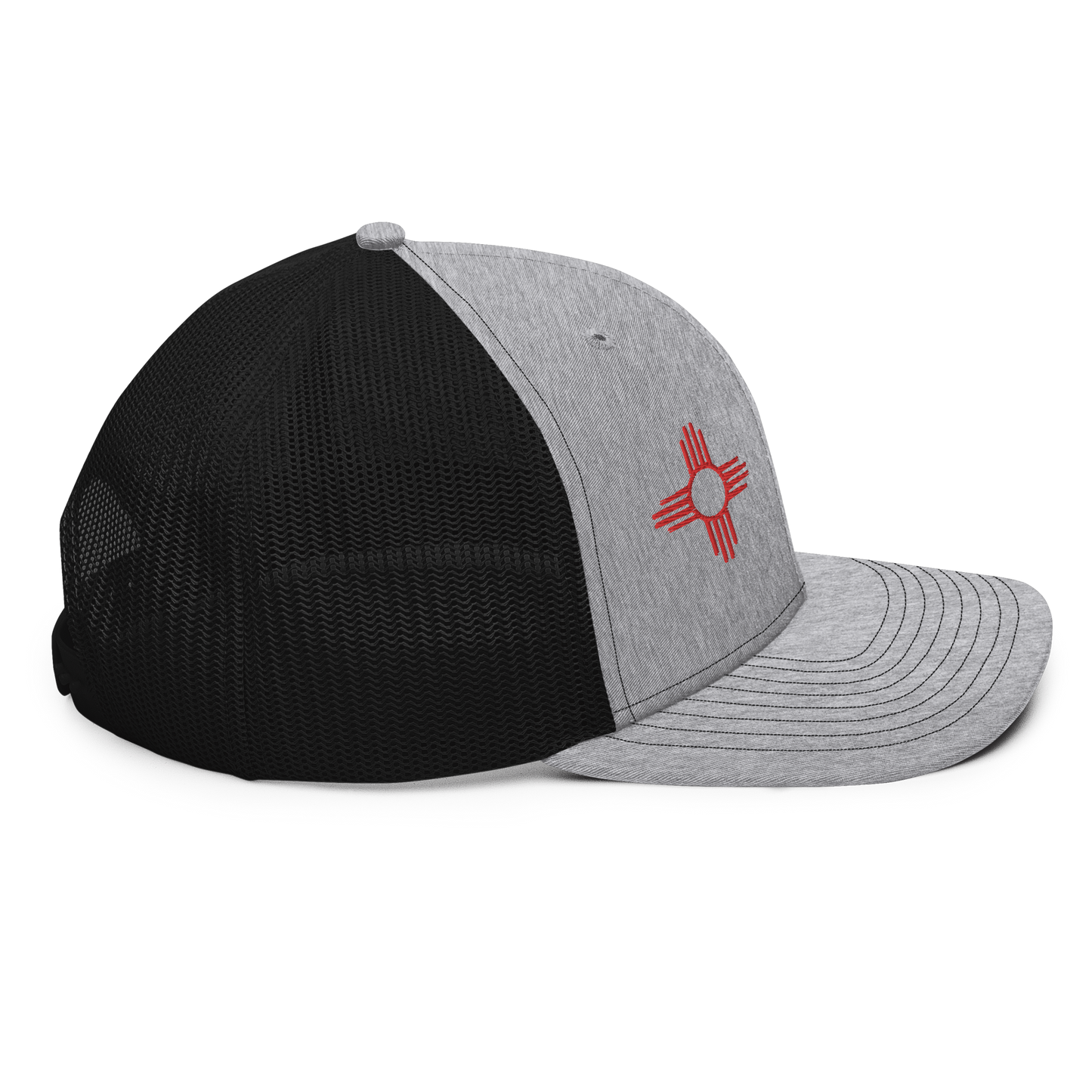 Zia Red Symbol Trucker