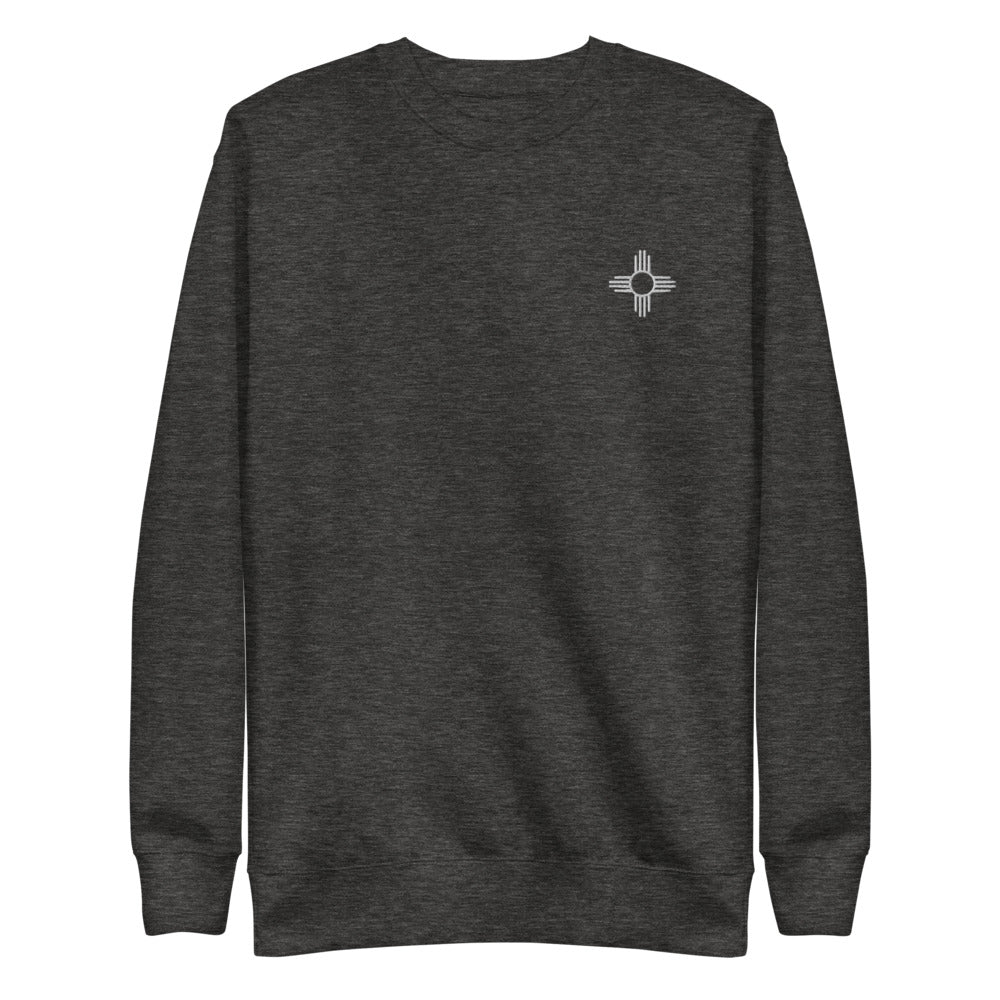 Zia Embroidered Unisex Fleece Pullover