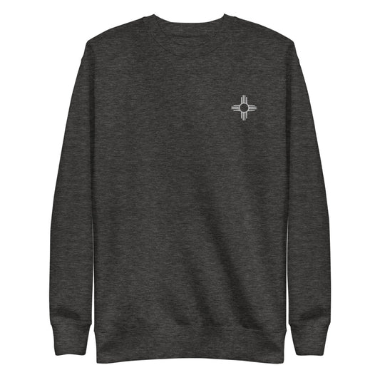 Zia Embroidered Unisex Fleece Pullover