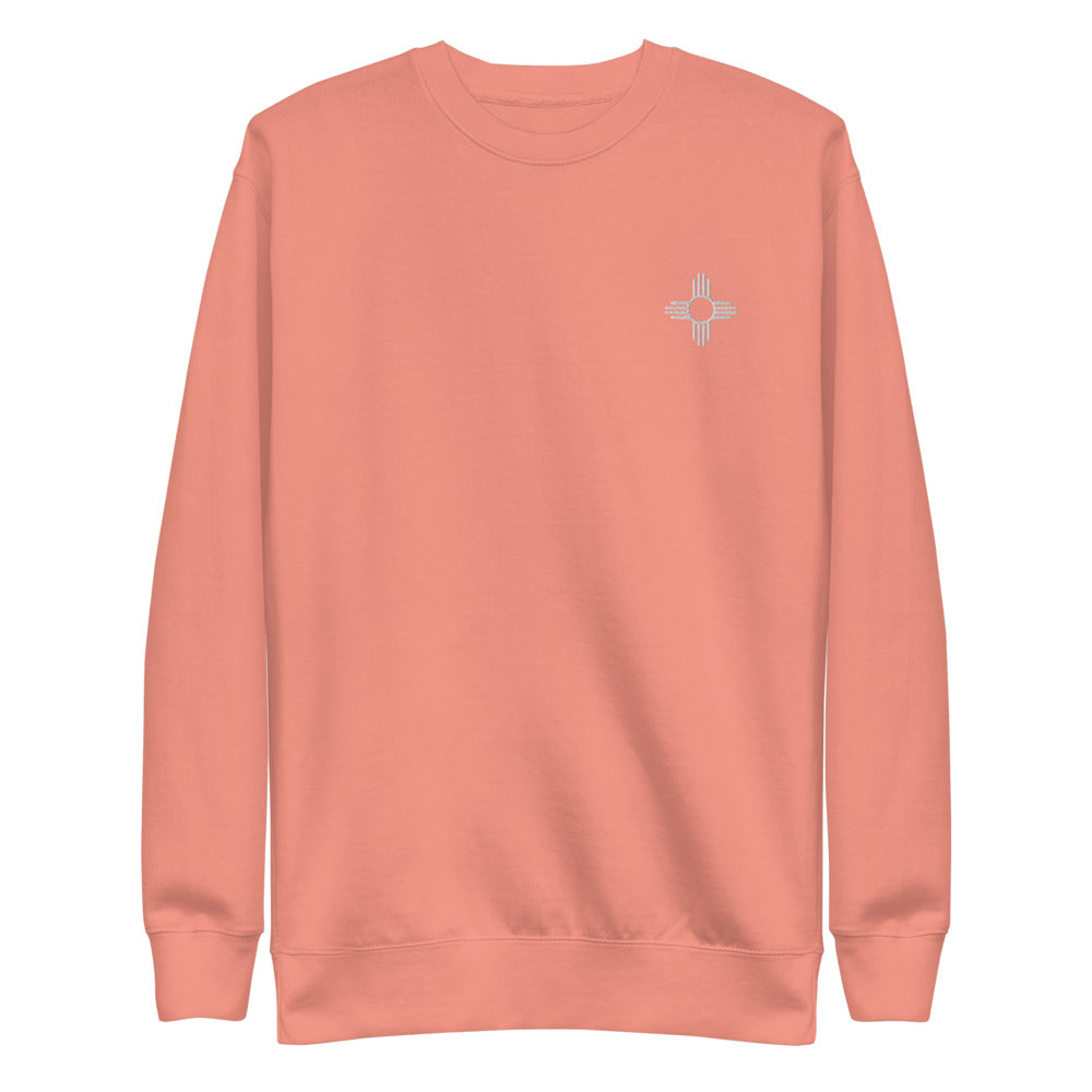 Zia Embroidered Unisex Fleece Pullover