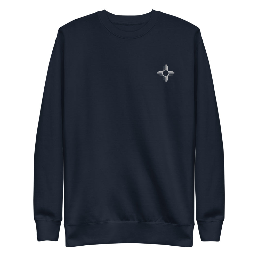 Zia Embroidered Unisex Fleece Pullover