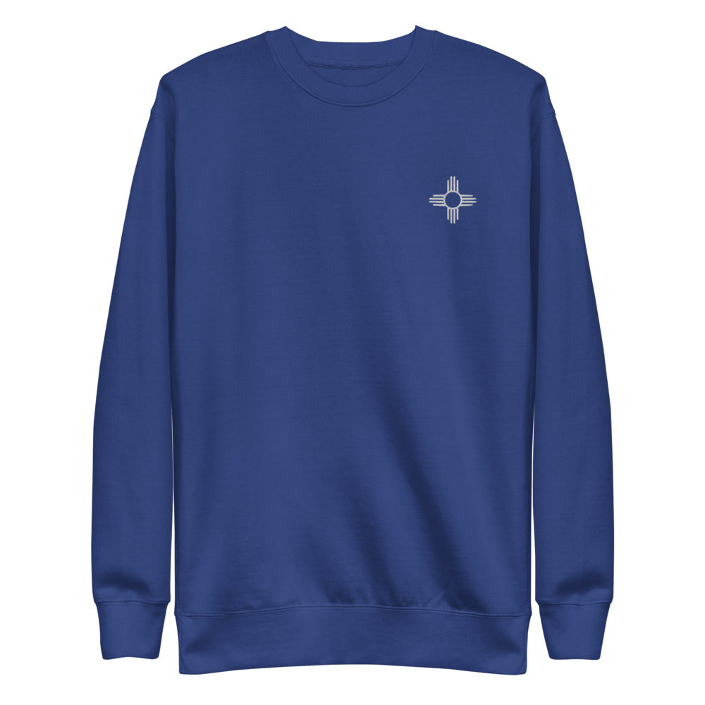 Zia Embroidered Unisex Fleece Pullover