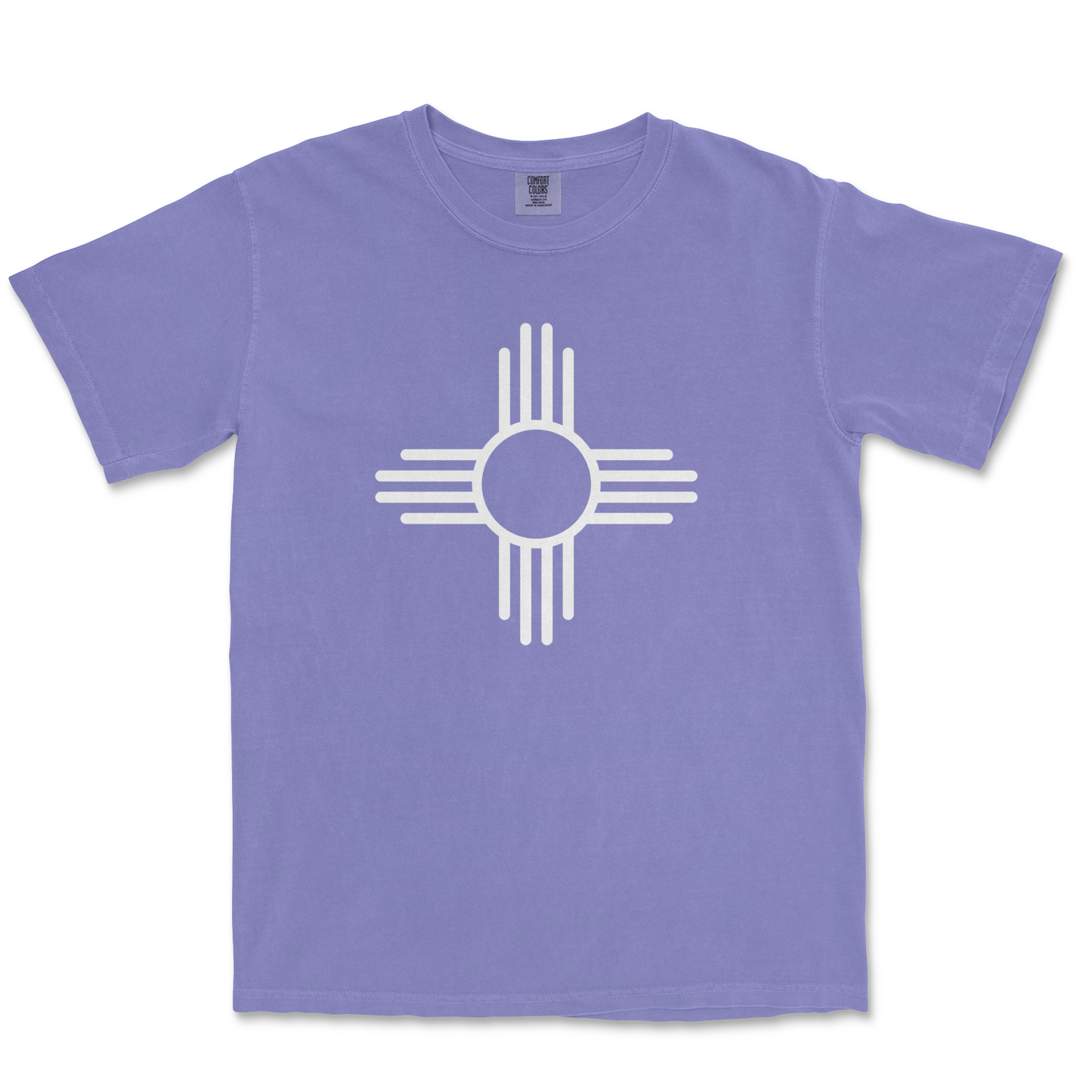 Zia Sun Symbol 100% Cotton Heavyweight Tee