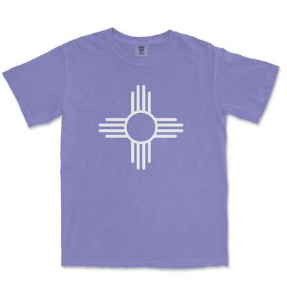 Zia Sun Symbol 100% Cotton Heavyweight Tee