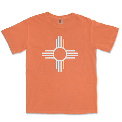 Zia Sun Symbol 100% Cotton Heavyweight Tee