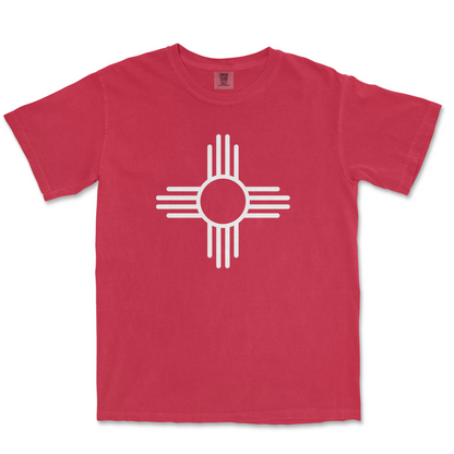 Zia Sun Symbol 100% Cotton Heavyweight Tee
