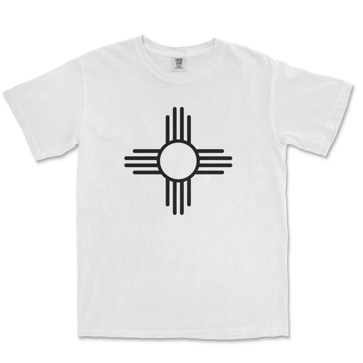 Zia Sun Symbol 100% Cotton Heavyweight Tee