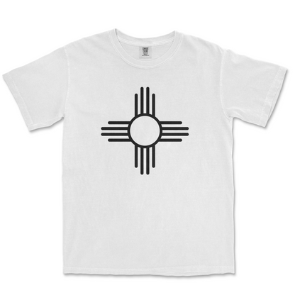 Zia Sun Symbol 100% Cotton Heavyweight Tee