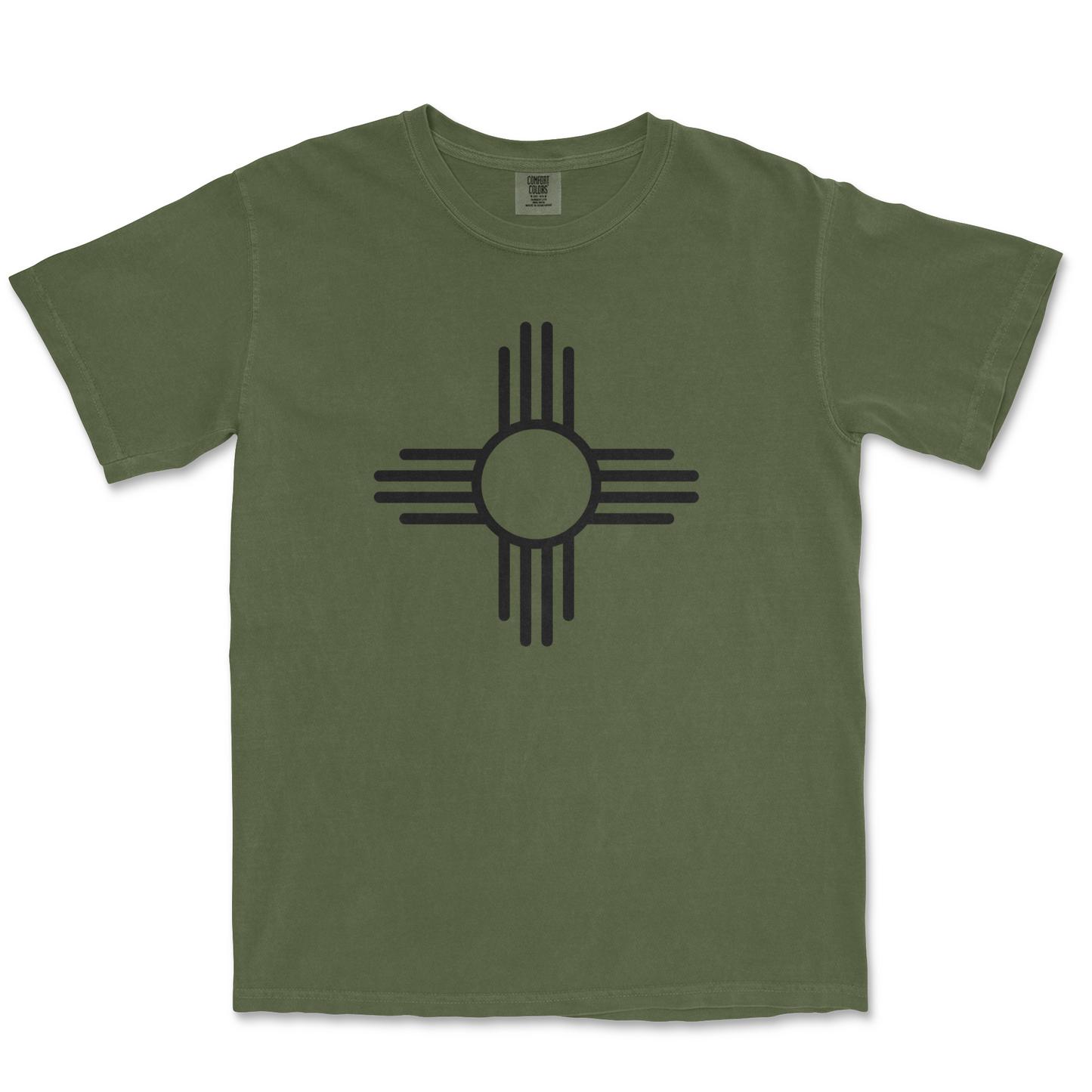 Zia Sun Symbol 100% Cotton Heavyweight Tee