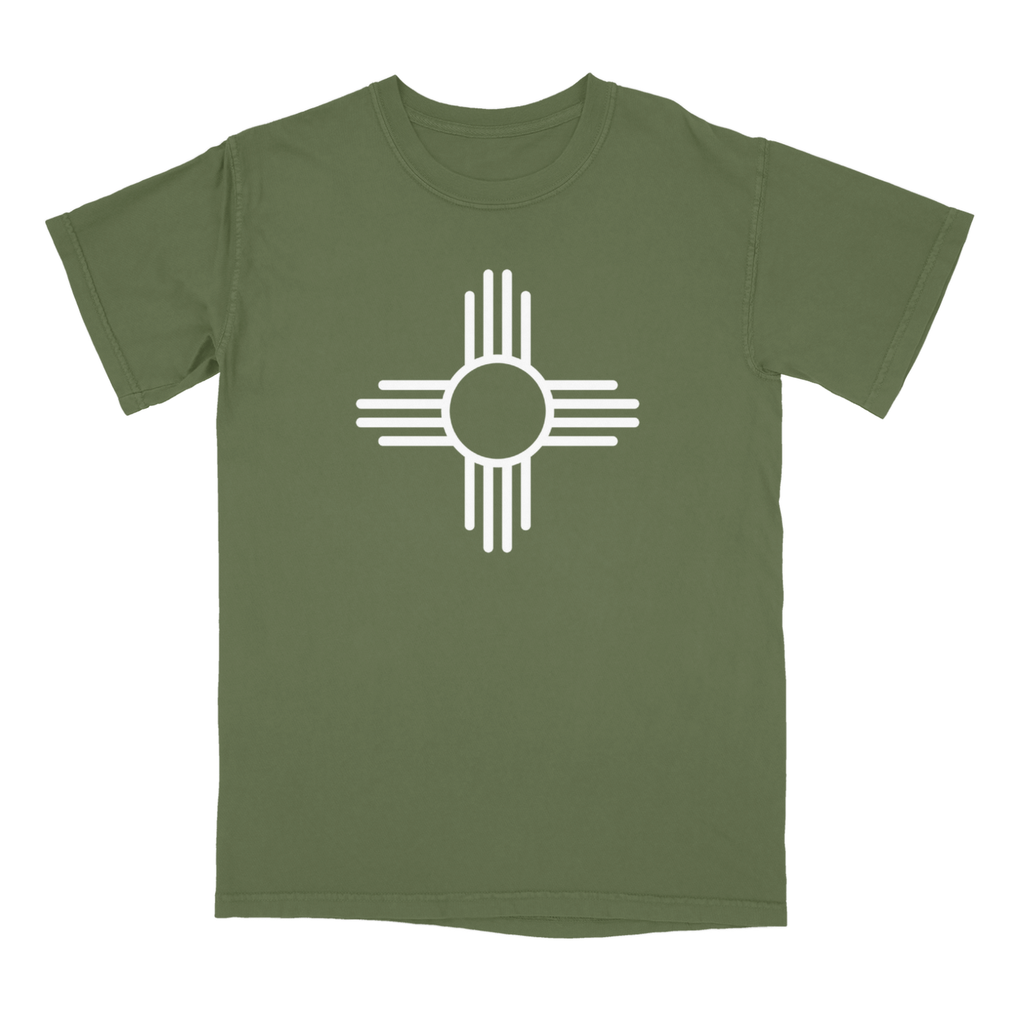 Zia Sun Symbol 100% Cotton Heavyweight Tee