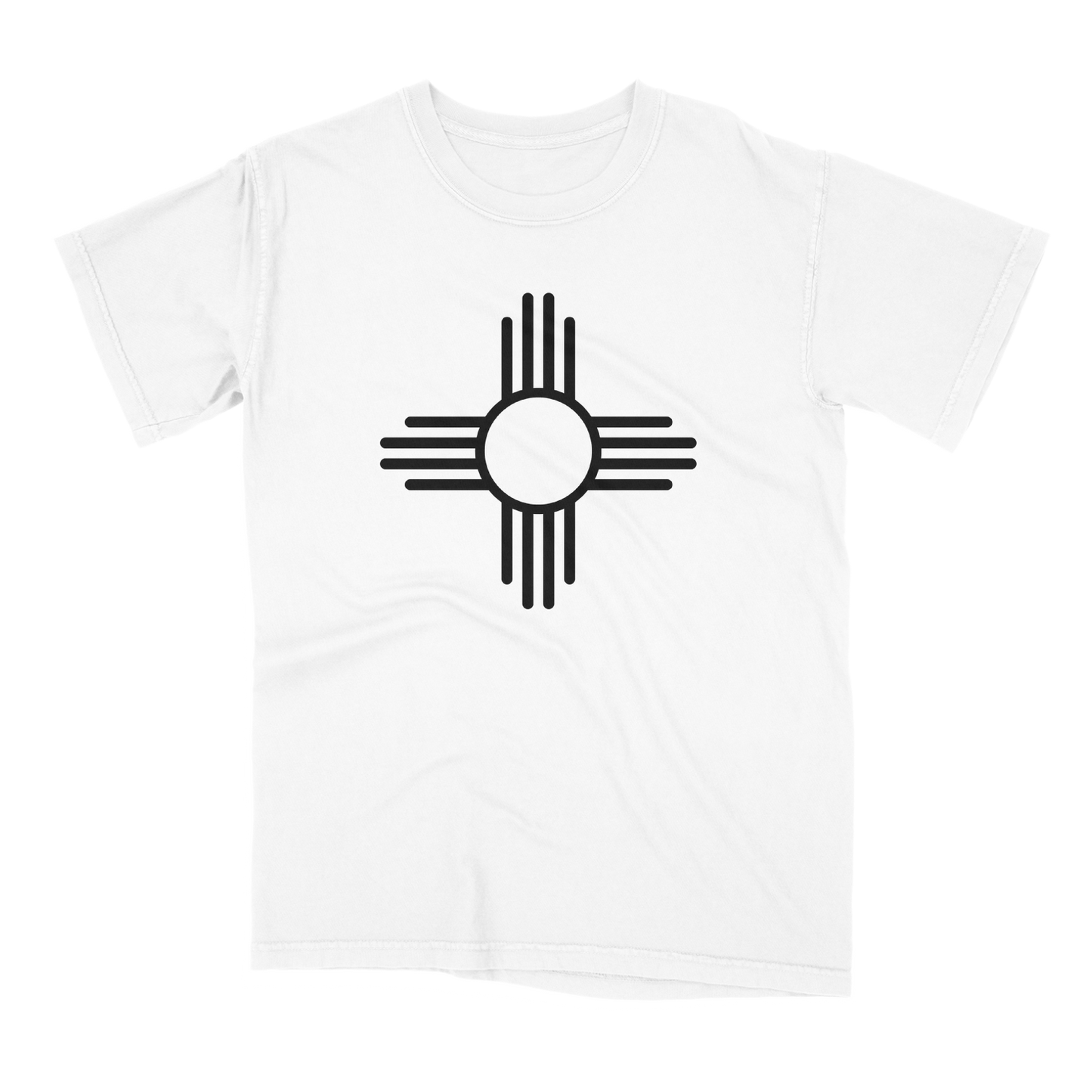 Zia Sun Symbol 100% Cotton Heavyweight Tee