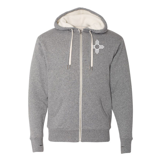 Sherpa-Lined Hooded Zia Sweatshirt