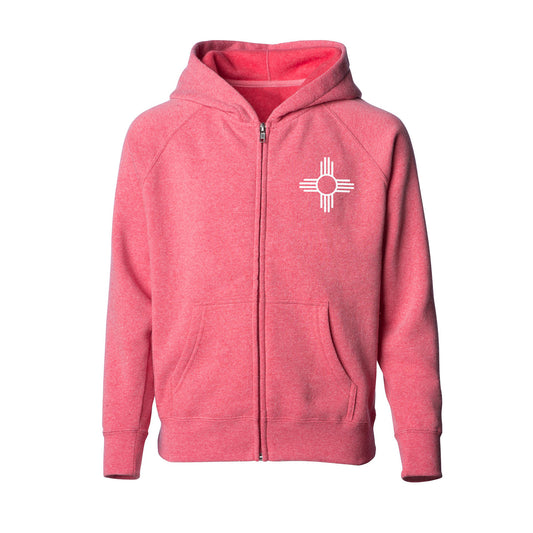 Youth Zia Raglan Zip Hoodie