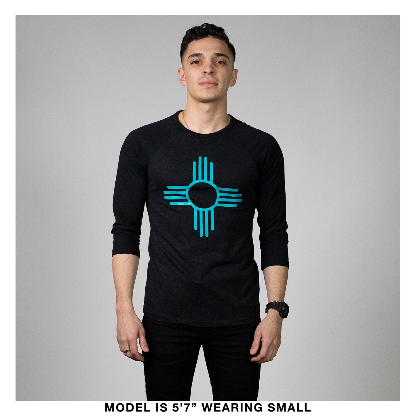 Zia Sun Symbol Baseball Tee