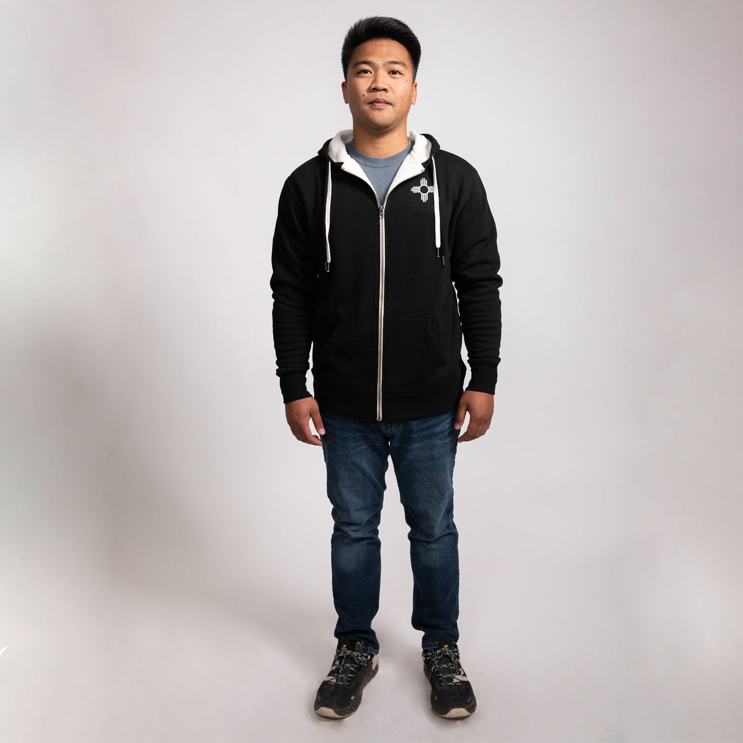 Sherpa-Lined Hooded Zia Sweatshirt
