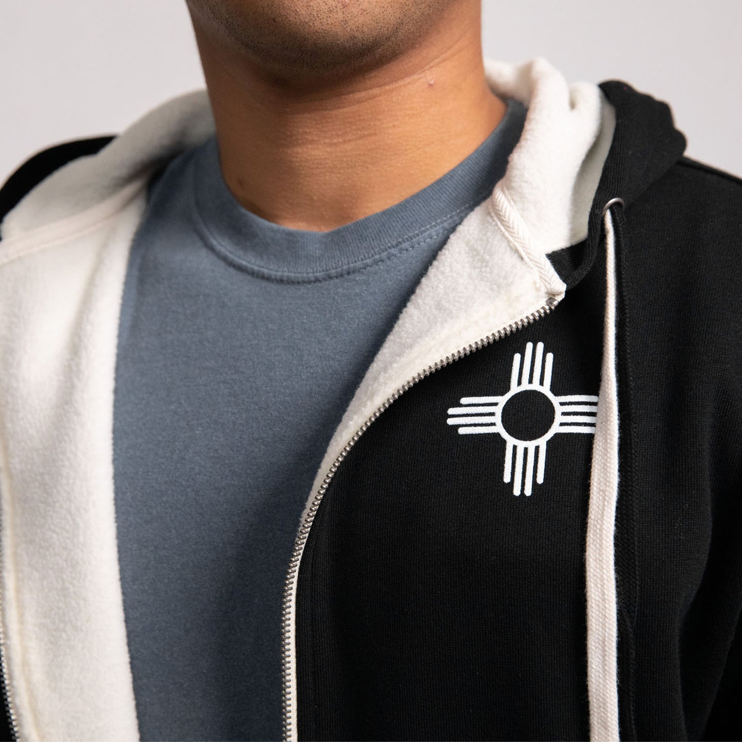 Sherpa-Lined Hooded Zia Sweatshirt