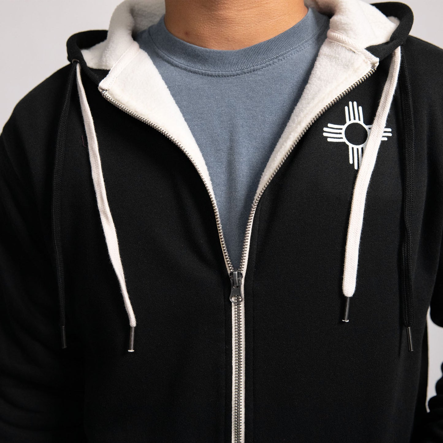 Sherpa-Lined Hooded Zia Sweatshirt