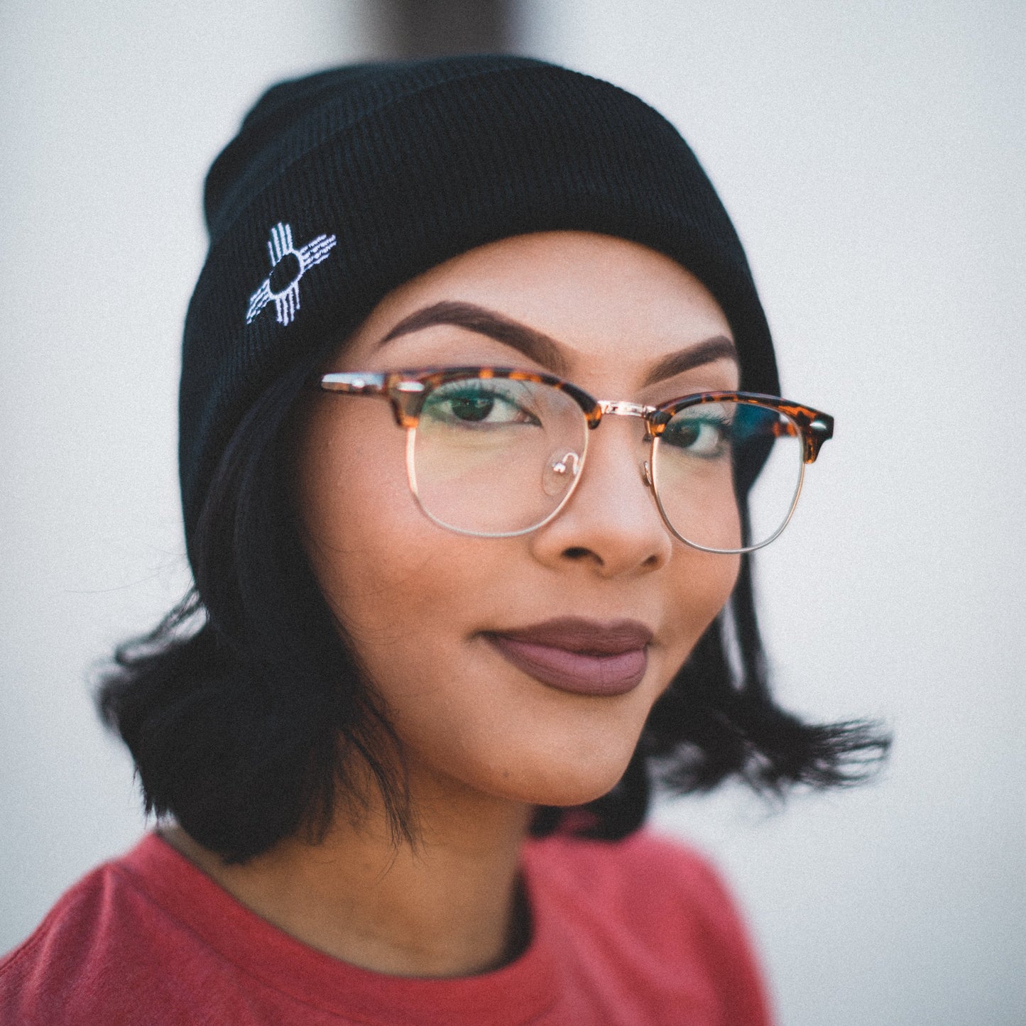 Zia Sun Symbol Beanie