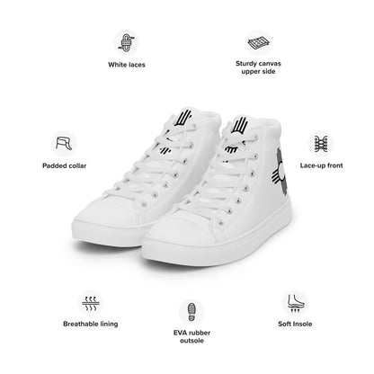 Zia Men’s High Top Canvas Shoes