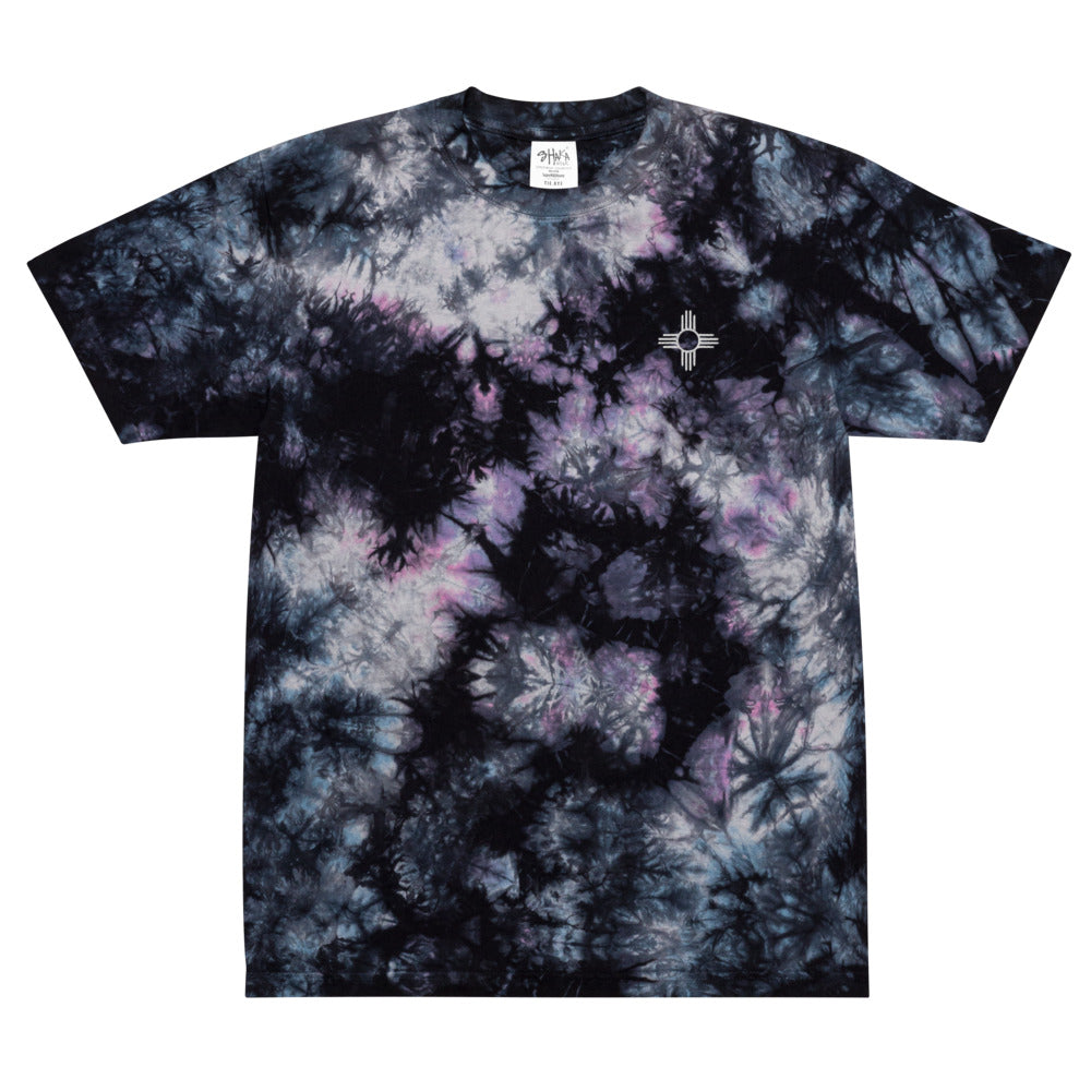 Zia Oversized Embroidered Tie-Dye T-shirt