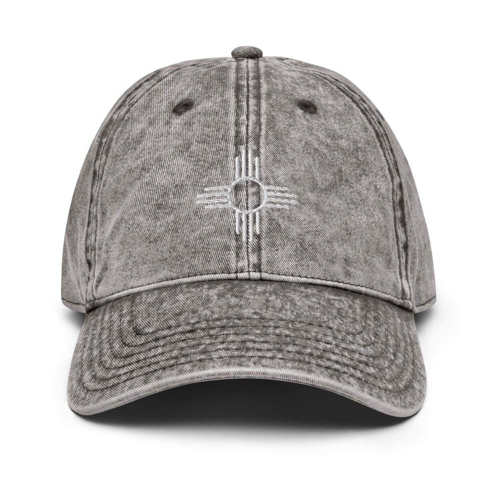 Zia Vintage Cotton Twill Cap