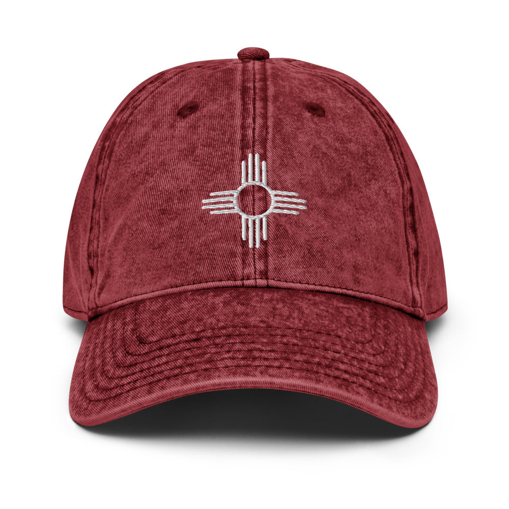 Zia Vintage Cotton Twill Cap