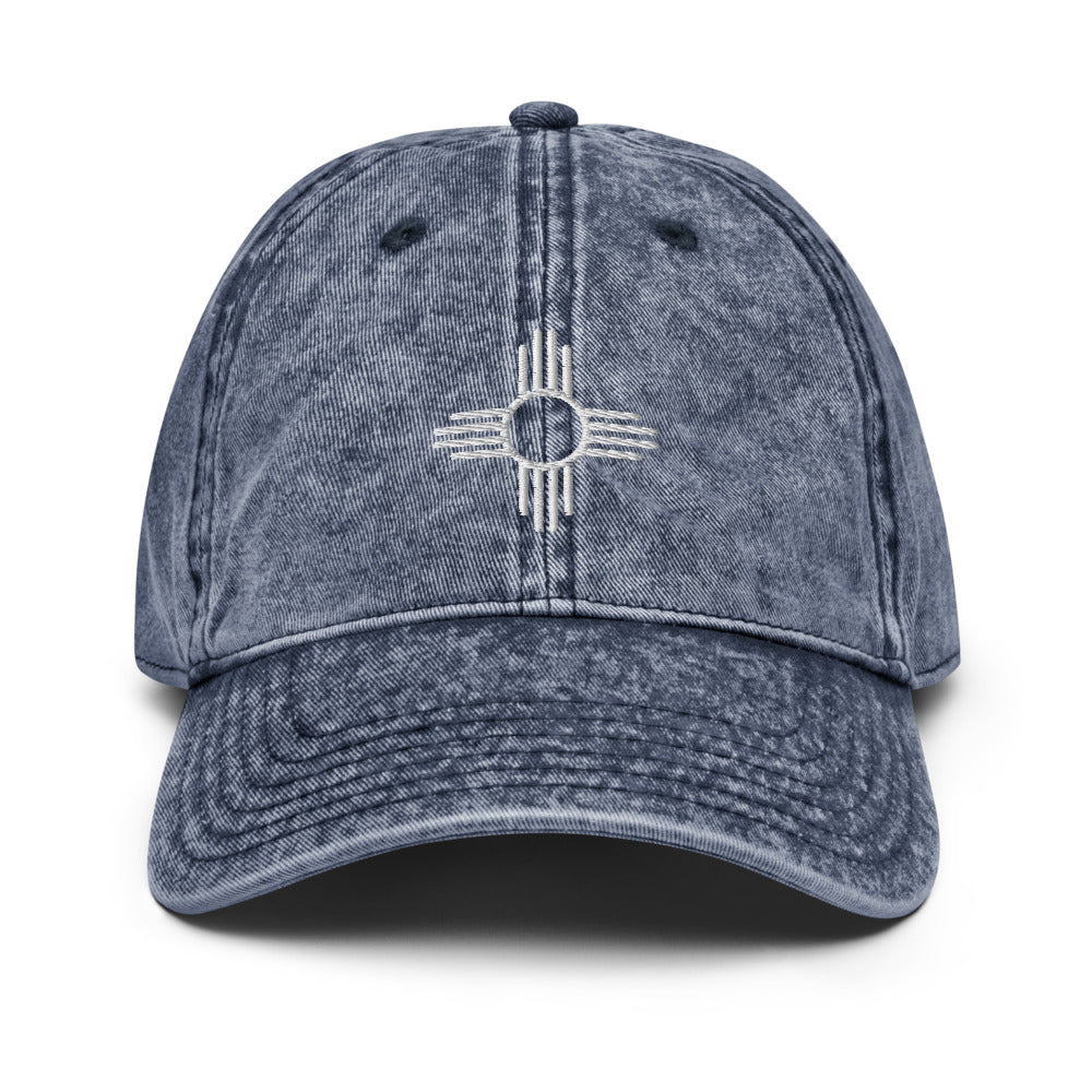 Zia Vintage Cotton Twill Cap